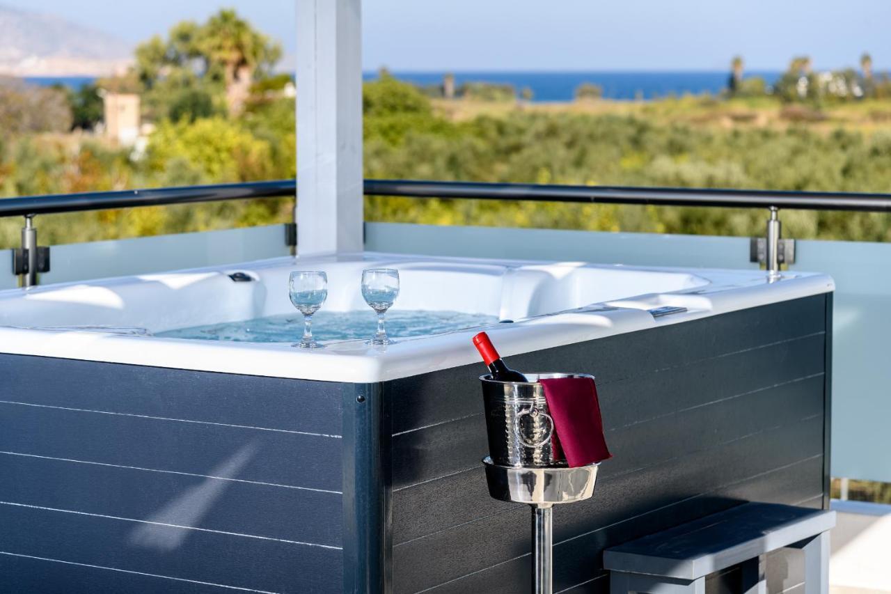 Asteria Pearl Villa 2 With Rooftop Jacuzzi Тігакі Екстер'єр фото